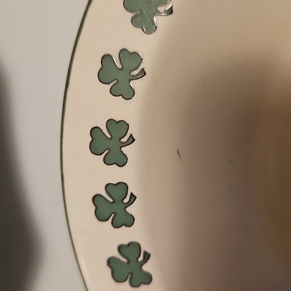 Enesco Cream Pitcher and Saucer with Leprechaun Figurine - Picture 9 of 9